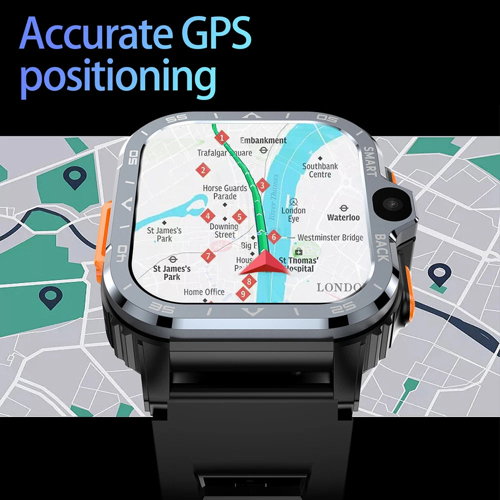 Accurate GPS smartwatch with full-screen map interface – Raezure Valore with navigation tracking