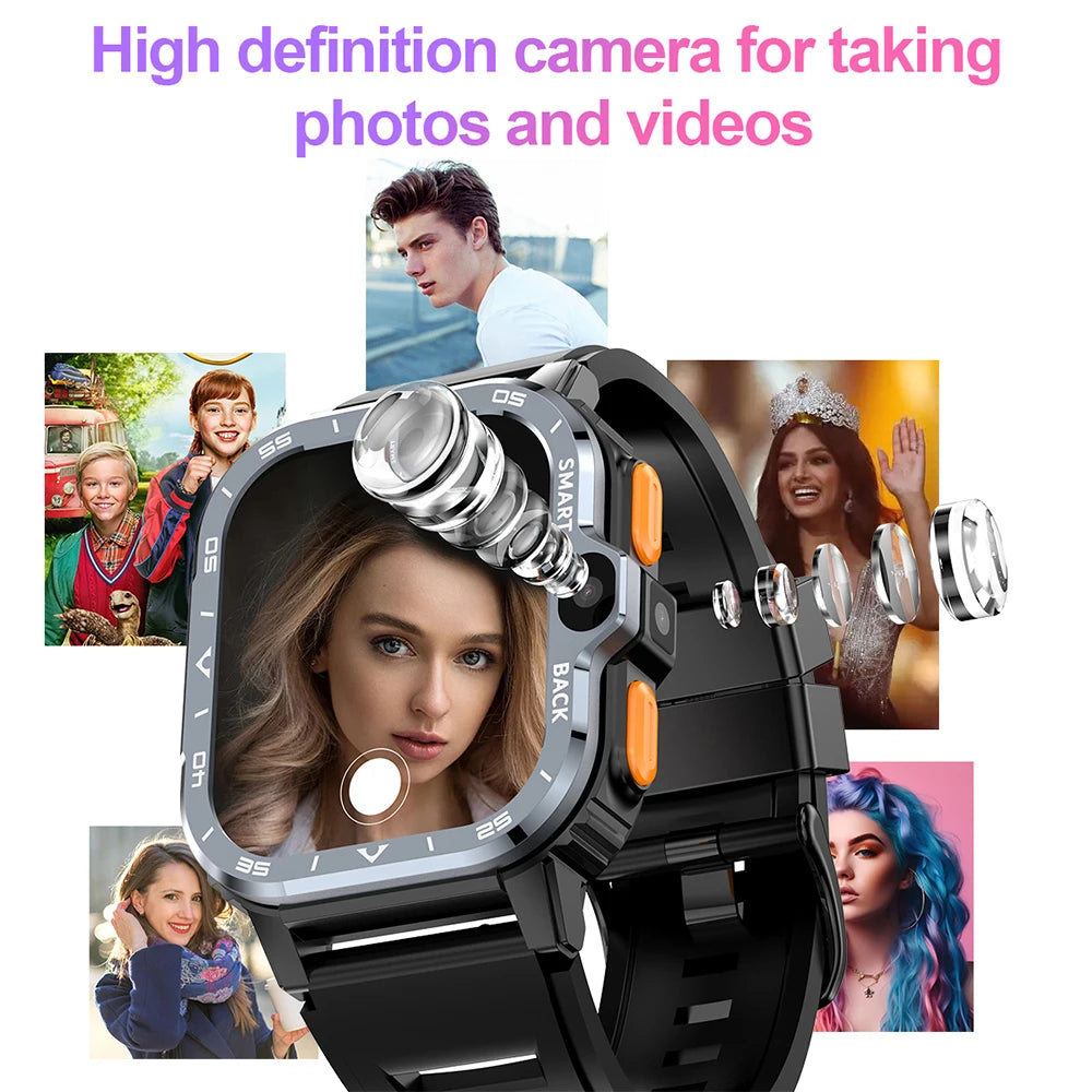 HD camera smartwatch for social content creation, photo capture, and wearable video recording –Raezure Valore