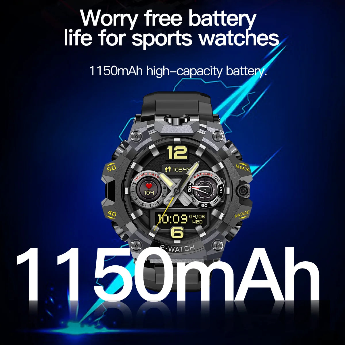  Raezure Aetherion with extended battery life, designed for non-stop use in sports, fitness, and outdoor missions