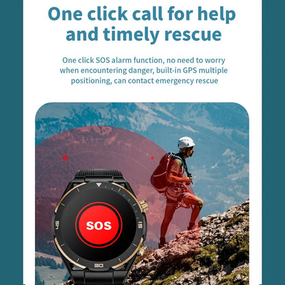  Raezure Vaughn Smartwatch with one-click SOS emergency alert and GPS rescue support